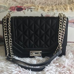 Nine West black chain bag